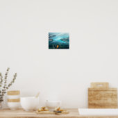 Danni het Mermaid-Poster Poster (Keuken)