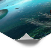Danni het Mermaid-Poster Poster (Hoek)