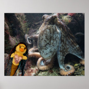 Danni het Mermaid-Poster Poster