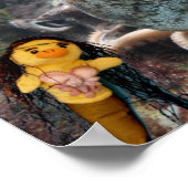 Danni het Mermaid-Poster Poster (Hoek)
