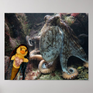 Danni het Mermaid-Poster Poster
