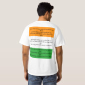 Danny Boy St Patrick's Day songtekst T-shirt (Achterkant volledig)