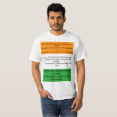 Danny Boy St Patrick's Day songtekst T-shirt (Voorkant volledig)