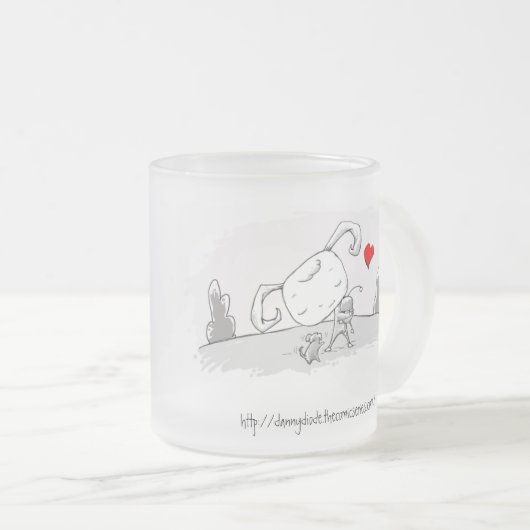 Danny Diode Frosted Mok (Voorkant rechts)