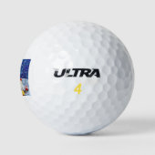 Danny Duck bezoekt Kerstman Golfballen (Logo)