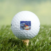 Danny Duck bezoekt Kerstman Golfballen (Insitu Shirt)