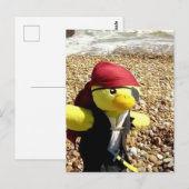 Danny Duck de Piraat Briefkaart (Voorkant / Achterkant)
