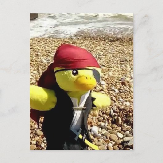 Danny Duck de Piraat Briefkaart (Voorkant)