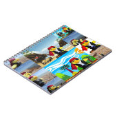 Danny Duck de Piraat Collage Notitieboek (Linkerzijde)
