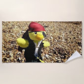 Danny Duck de Piraat strandhanddoek Strandlaken (Voorkant)