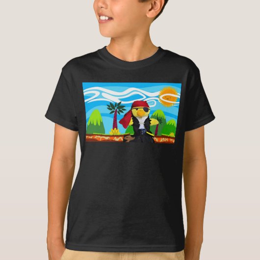 Danny Duck de Piraat T-Shirt (Voorkant)