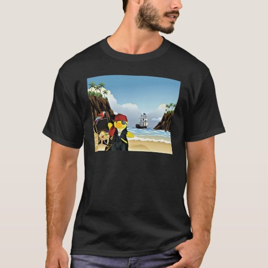 Danny Duck de Piraat T-shirt (Voorkant)