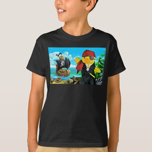 Danny Duck de Piraat T-Shirt (Voorkant)