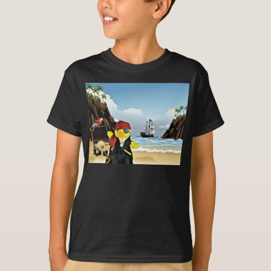 Danny Duck de Piraat T-Shirt (Voorkant)