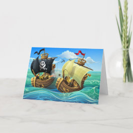 Danny Duck de Piraat Verjaardagskaart Kaart