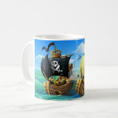 Danny Duck de Pirate Coffee Mok (Voorkant links)