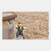 Danny Duck de Pirate Retangular Sticker (Voorkant)