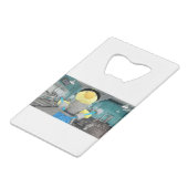 Danny Duck in de Gym Creditkaart Flessenopener (Achterkant Gekanteld)