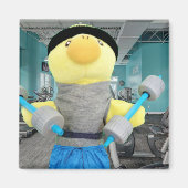 Danny Duck in de Gym Magneet (Voorkant)