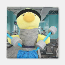 Danny Duck in de Gym