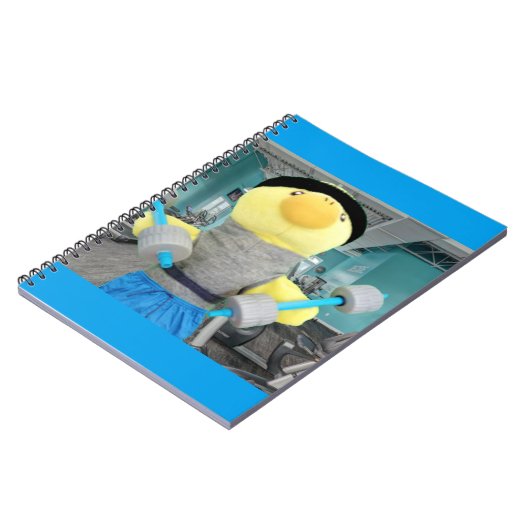 Danny Duck in de Gym Notitieboek (Linkerzijde)