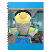 Danny Duck in de Gym Notitieboek (Voorkant)