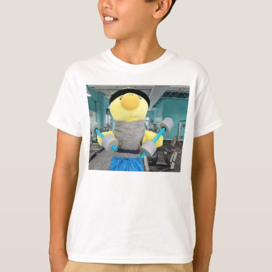 Danny Duck in de gym T-shirt (Voorkant)