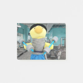 Danny Duck in the Gym Post-it® Notes