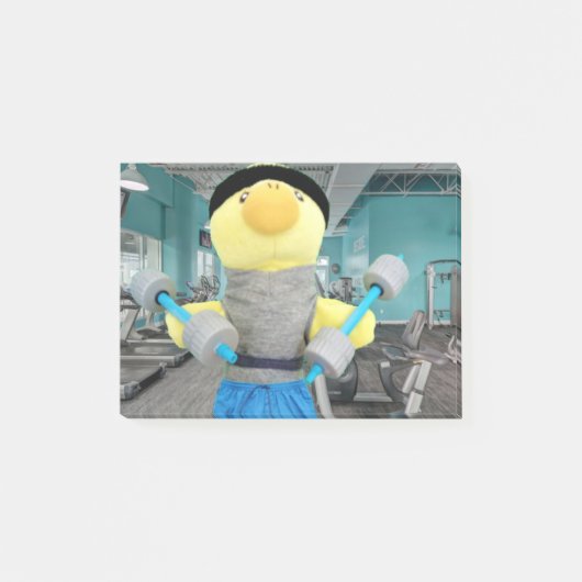 Danny Duck in the Gym Post-it® Notes (Voorkant)
