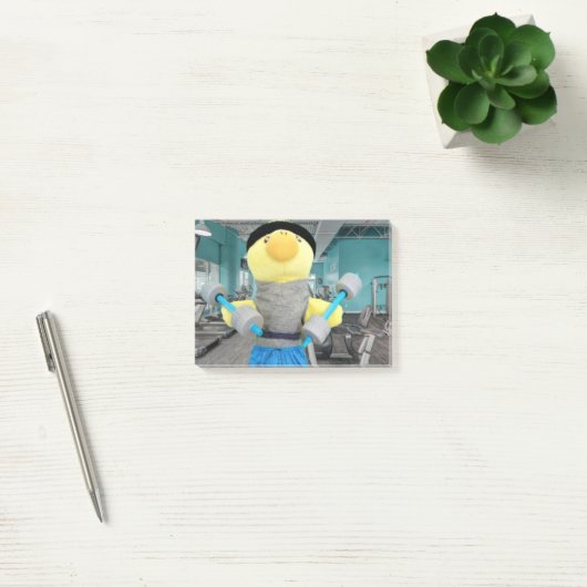 Danny Duck in the Gym Post-it® Notes (Kantoor)