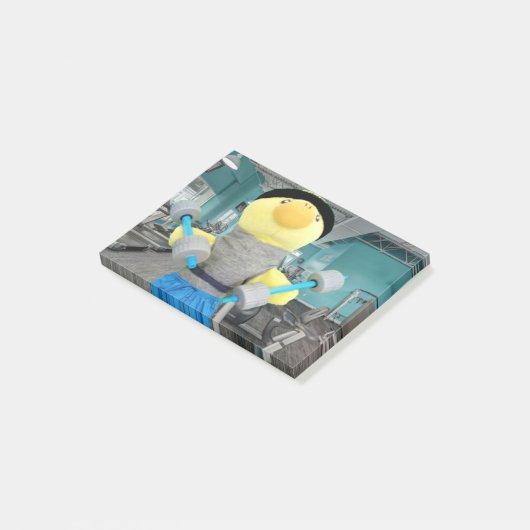 Danny Duck in the Gym Post-it® Notes (Schuin)