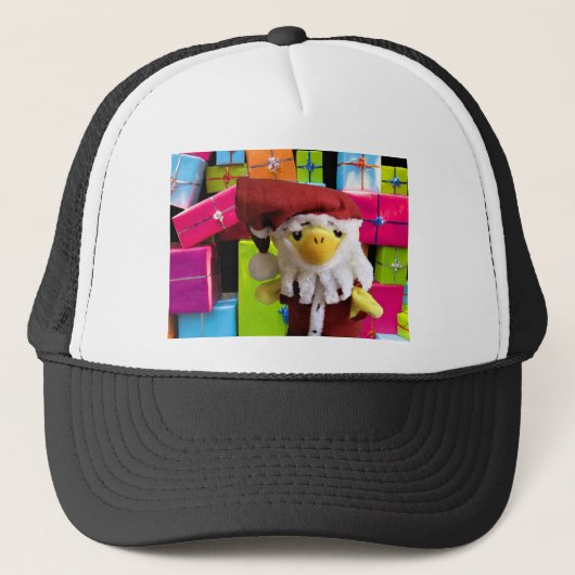 Danny Duck Santa - Kerstavontuur Trucker Pet (Voorkant)