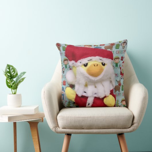 Danny Duck Santa KerstSierkussen Kussen (Stoel)