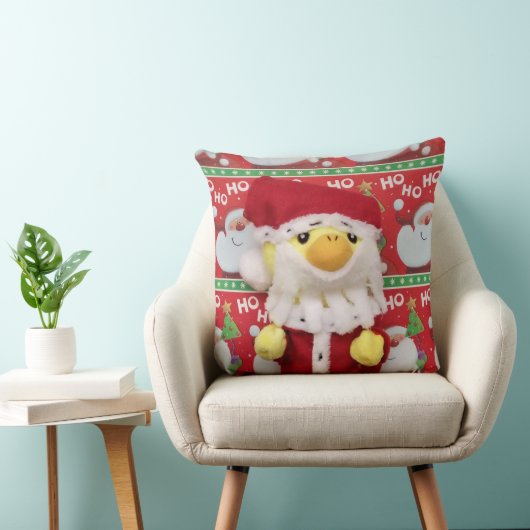 Danny Duck Santa KerstSierkussen Kussen (Stoel)
