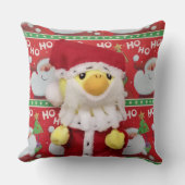 Danny Duck Santa KerstSierkussen Kussen (Voorkant)