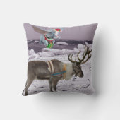 Danny Duck Santa KerstSierkussen Kussen (Achterkant)