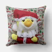 Danny Duck Santa KerstSierkussen Kussen (Achterkant)