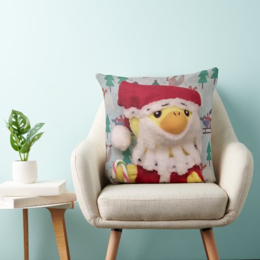 Danny Duck Santa KerstSierkussen Kussen (Stoel)