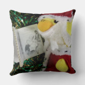 Danny Duck Santa KerstSierkussen Kussen (Achterkant)