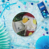 Danny Duck Santa. Papieren Bordjes (Feest)