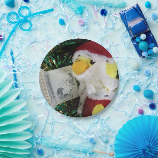 Danny Duck Santa. Papieren Bordjes (Feest)