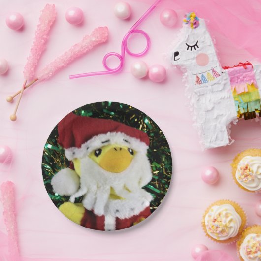 Danny Duck Santa. Papieren Bordjes (Feest)