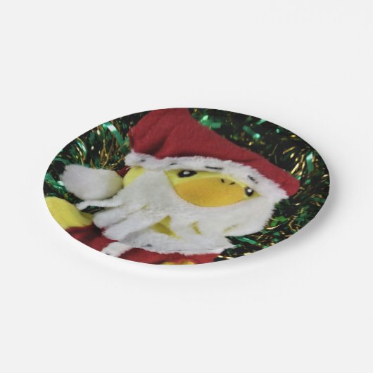 Danny Duck Santa. Papieren Bordjes (Gekanteld)