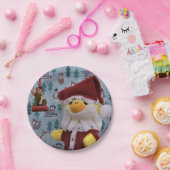 Danny Duck Santa. Papieren Bordjes (Feest)