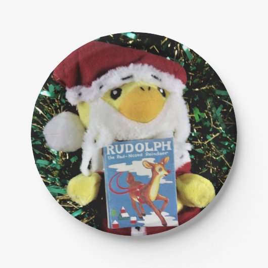 Danny Duck Santa. Papieren Bordjes (Voorkant)
