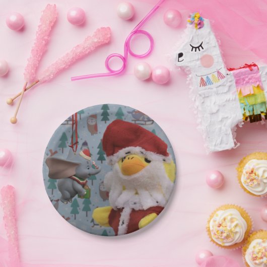 Danny Duck Santa. Papieren Bordjes (Feest)