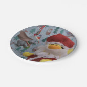 Danny Duck Santa. Papieren Bordjes (Gekanteld)