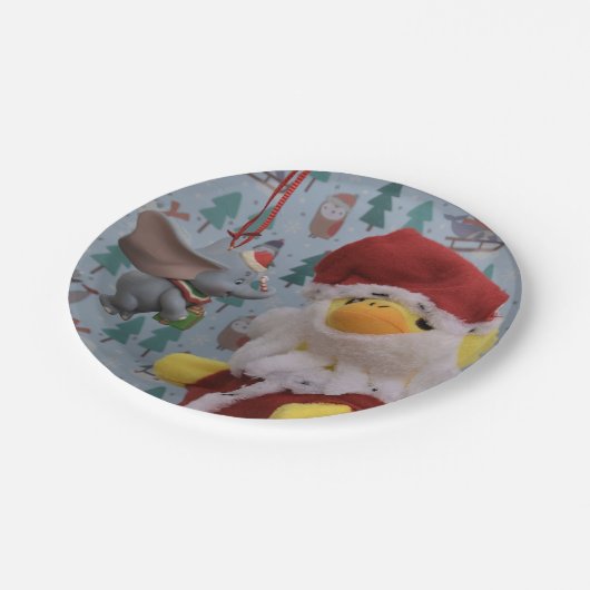 Danny Duck Santa. Papieren Bordjes (Gekanteld)