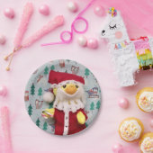 Danny Duck Santa. Papieren Bordjes (Feest)