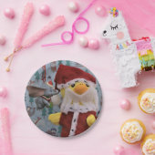 Danny Duck Santa. Papieren Bordjes (Feest)